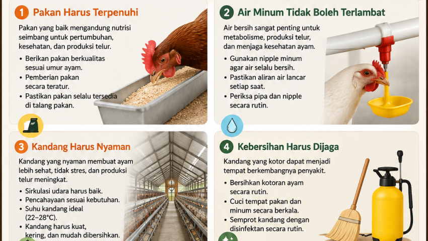 🐔 Mengenal Ayam Petelur dan Cara Merawatnya